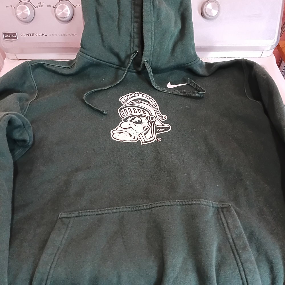 Nike Green Michigan State Spartans Hoodie